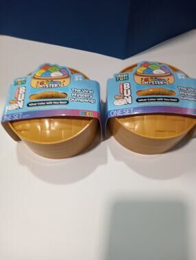 Squishy Bun Crazy Viral Mystery Dumpling Rainbow Mystery Set 3 small dumplings